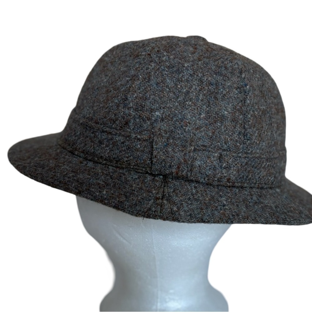 Vintage 'Sherlock' Dunn & Co Great Britain Hand Woven Harris wool tweed  7 1/4